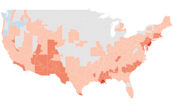 Temperature outlook map for OND 2021