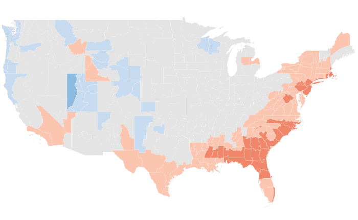 Temperature outlook map for DJF 2021-22