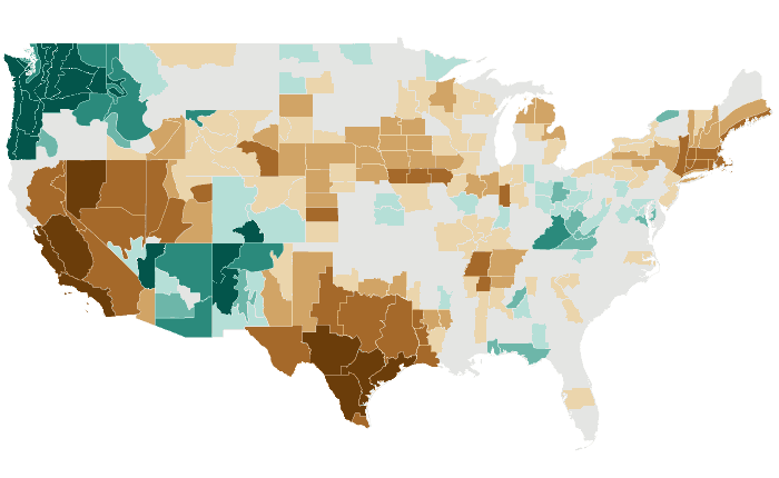 Observed precipitation departure from normal for MJJ 2022