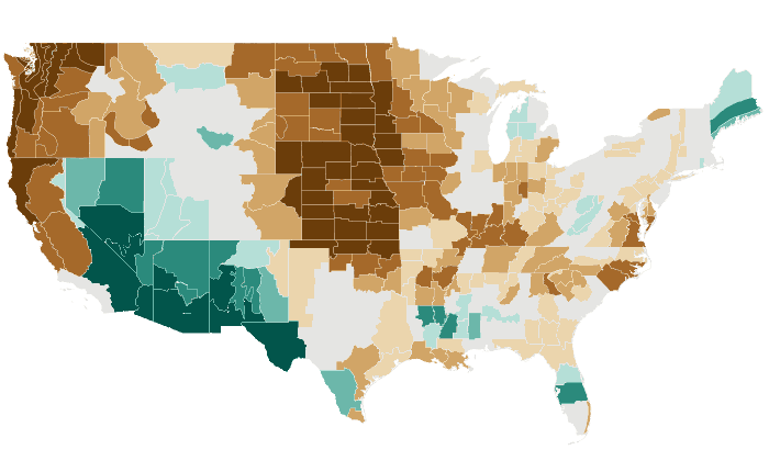 Observed precipitation departure from normal for ASO 2022