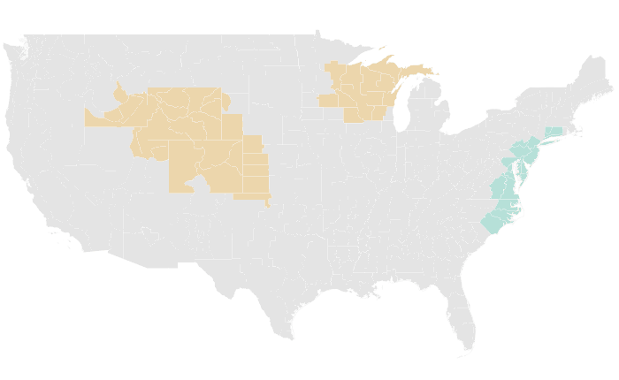 NOAA Climate Prediction Center precipitation outlook for ASO 2022, redrawn by division