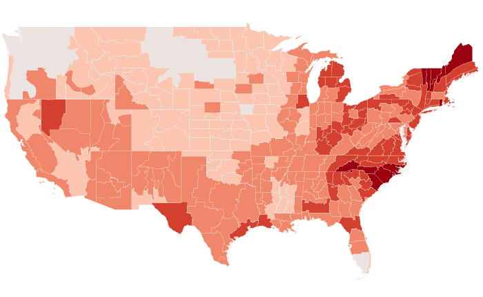 Temperature outlook map for ASO 2022