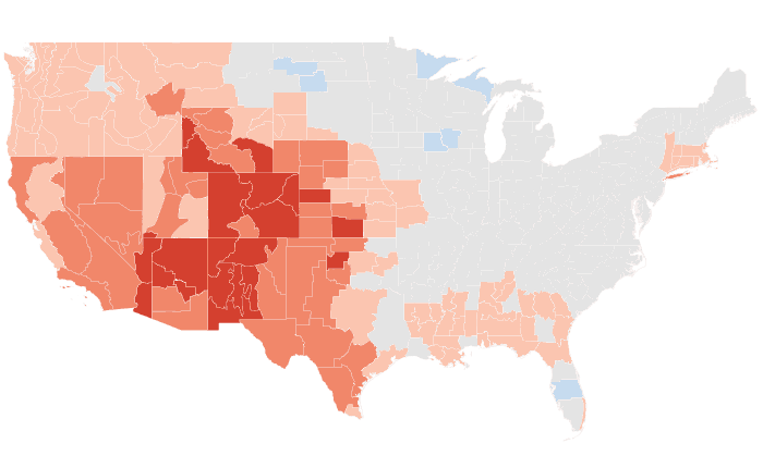 Temperature outlook map for NDJ 2022-23