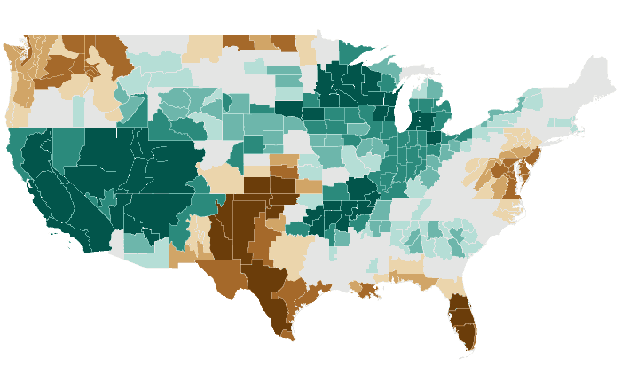 Observed precipitation departure from normal for JFM 2023