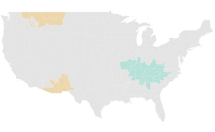 NOAA Climate Prediction Center precipitation outlook for MJJ 2023, redrawn by division