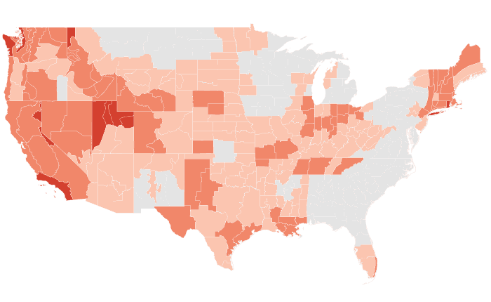 Temperature outlook map for SON 2023