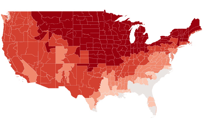 Observed temperature departure from normal for OND 2023