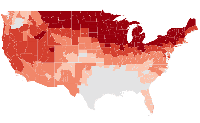 Observed temperature departure from normal for NDJ 2023-24