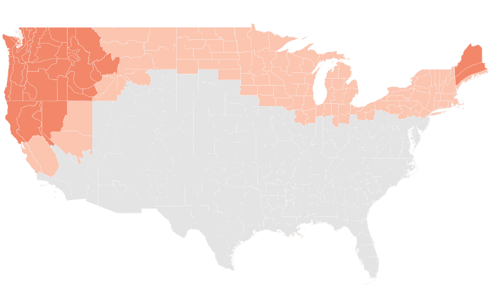 NOAA Climate Prediction Center temperature outlook for JFM 2024, redrawn by division