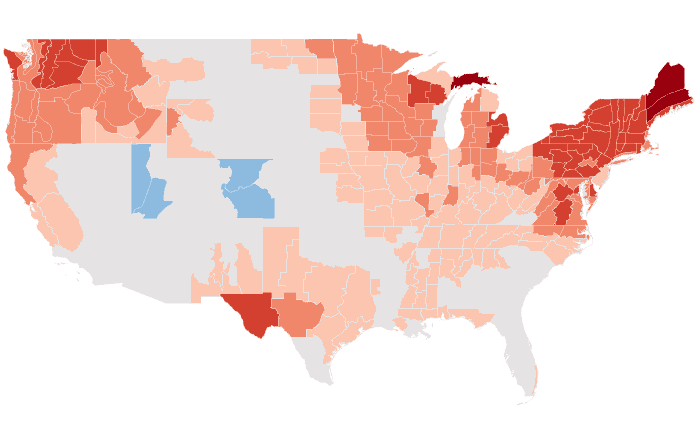 Temperature outlook map for MAM 2024
