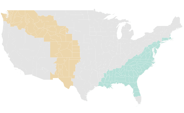 NOAA Climate Prediction Center precipitation outlook for JJA 2024, redrawn by division