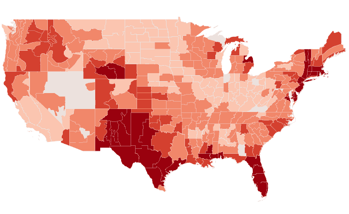 Temperature outlook map for JJA 2024