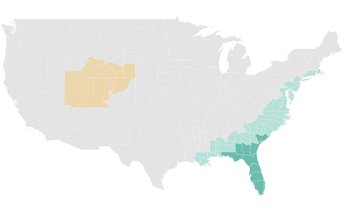 NOAA Climate Prediction Center precipitation outlook for ASO 2024, redrawn by division
