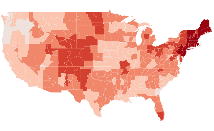 Temperature outlook map for SON 2024