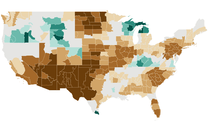 Observed precipitation departure from normal for JFM 2025