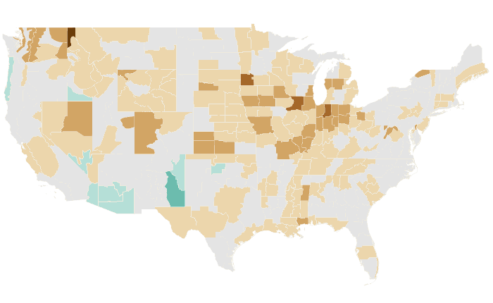 Precipitation outlook map for AMJ 2025