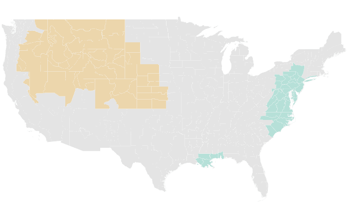NOAA Climate Prediction Center precipitation outlook for MJJ 2025, redrawn by division