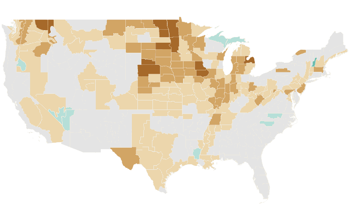 Precipitation outlook map for MJJ 2025