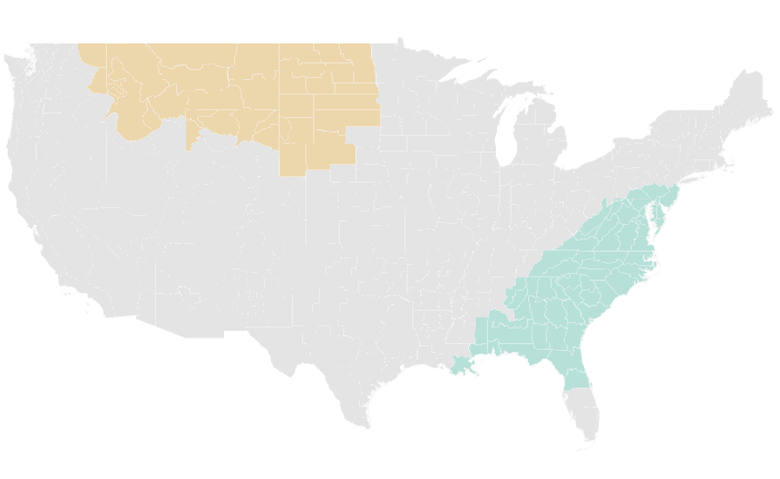 NOAA Climate Prediction Center precipitation outlook for JAS 2025, redrawn by division