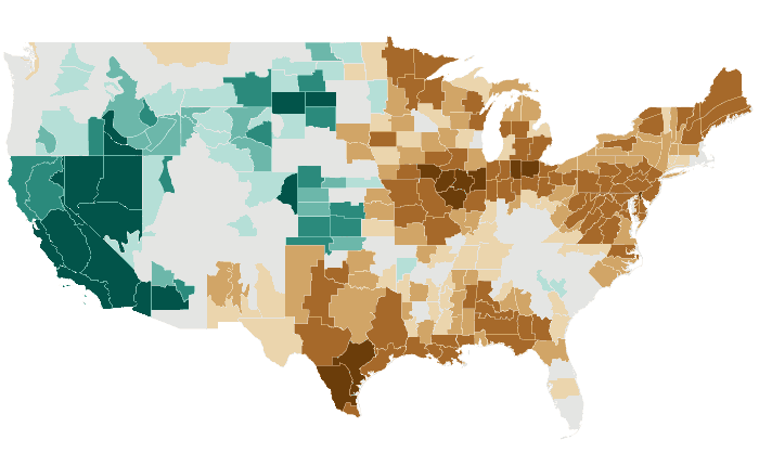 Observed precipitation departure from normal for ASO 2025