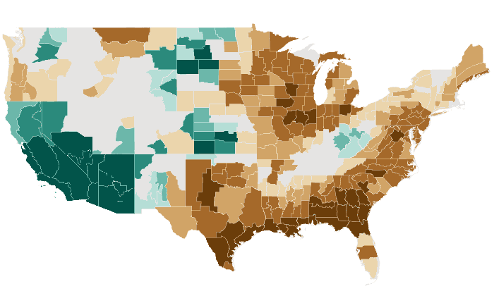 Observed precipitation departure from normal for SON 2025