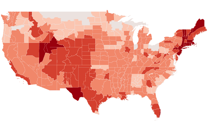 Temperature outlook map for SON 2025