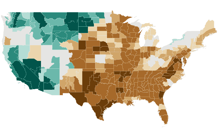 Observed precipitation departure from normal for OND 2025
