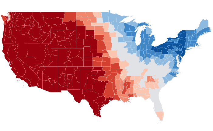 Observed temperature departure from normal for NDJ 2025-26