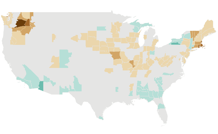 Precipitation outlook map for MAM 2026